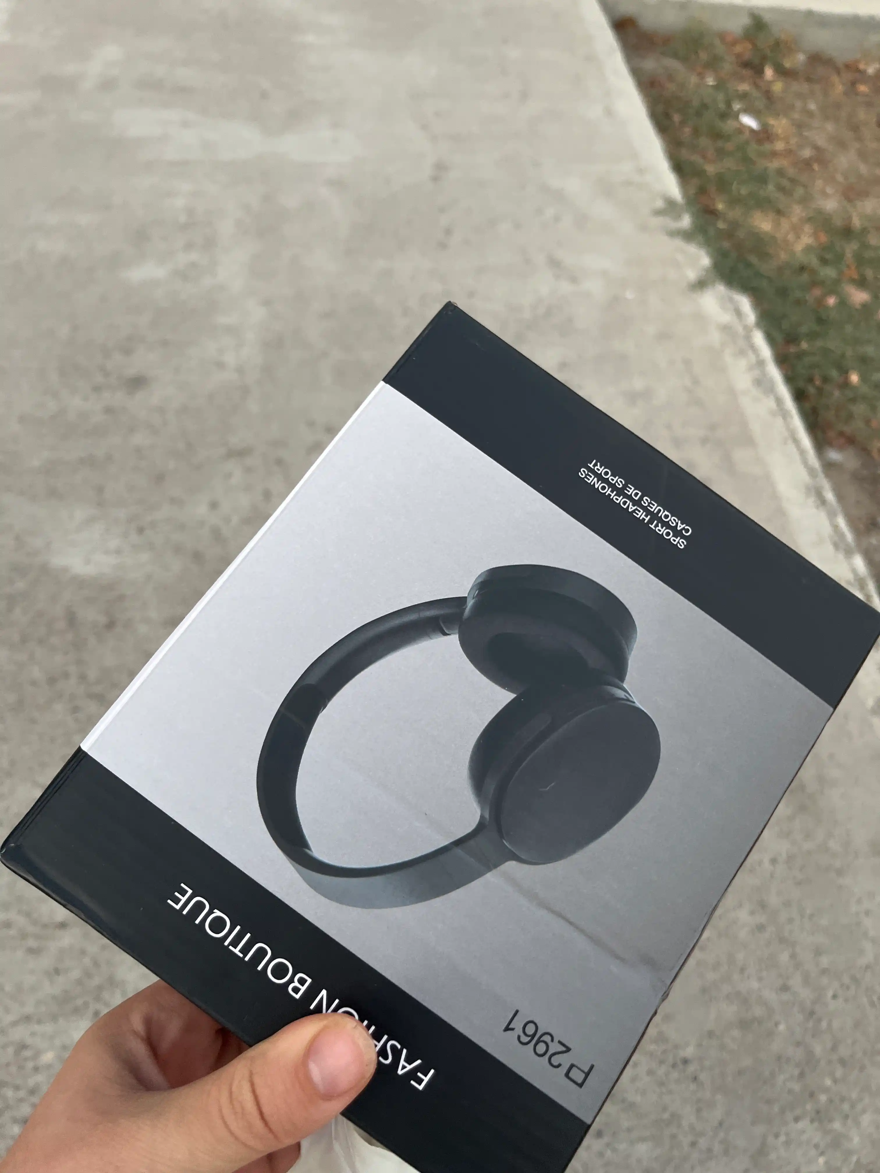 Simli va simsiz Bluetooth quloqchin WIR Wireless P2961, 40mm driver mikrofonli sport uchun