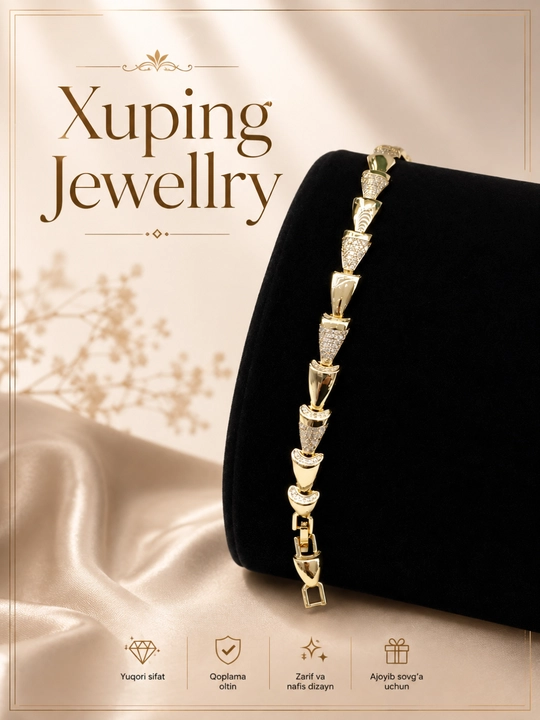 Xuping Jewelry – изящный и современный браслет для девушек - 