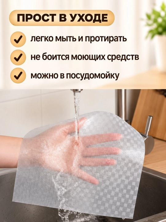 Silikon sirpanmaydigan gilamcha rulon ko‘rinishida muzlatkich va polkalar uchun 1,5 metrli