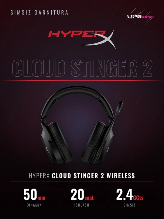O'yin quloqchinlari HyperX Cloud Stinger II Wireless