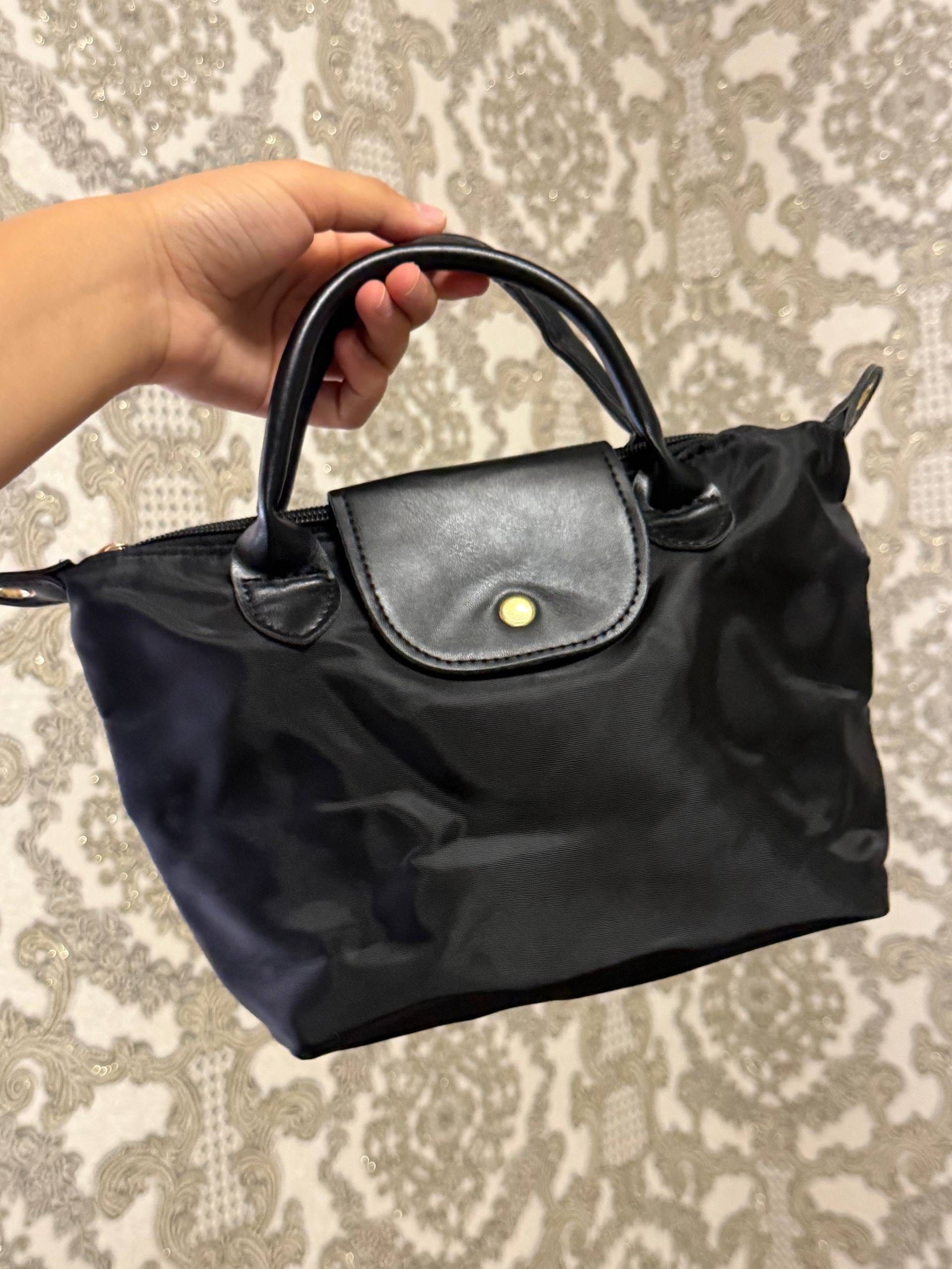 Ayollar uchun Longchamp uslubidagi sumka, oq longchamp katta razmer, kross-bodi, sumka