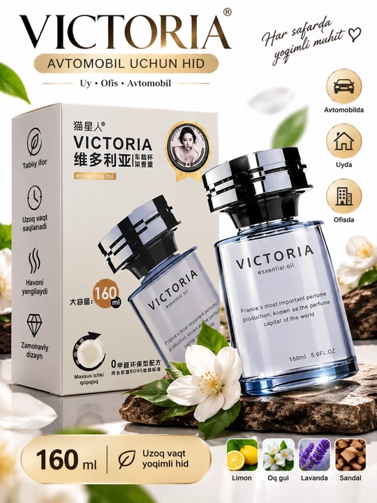 Avtomobil uchun xushbo‘y hid tarqatuvchi Victoria - 