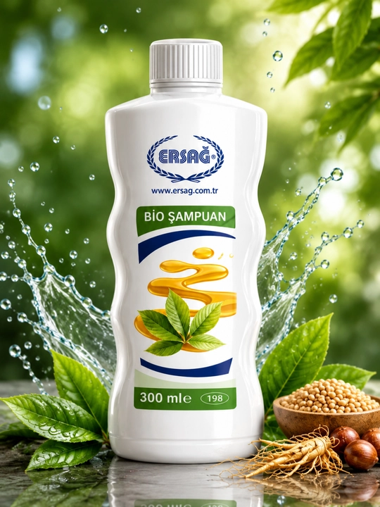 ERSAG Bio shampuni 300 ml - sochlarni parvarishlash, yaltiratish va mustahkamlash uchun