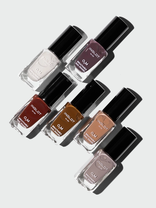 Лак для ногтей эмаль O2M BREATHABLE NAIL ENAMEL, 11 мл