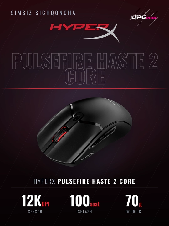 O'yin sichqonchasi HyperX Pulsefire Haste 2 Core