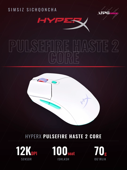 O'yin sichqonchasi HyperX Pulsefire Haste 2 Core
