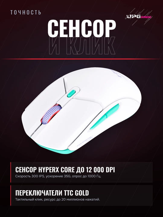 O'yin sichqonchasi HyperX Pulsefire Haste 2 Core