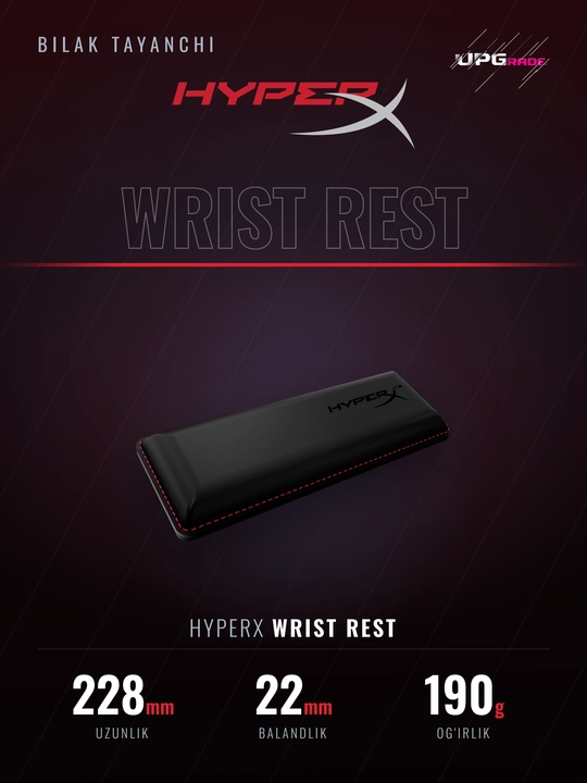 Sichqoncha uchun bilak tagligi HyperX Wrist Rest