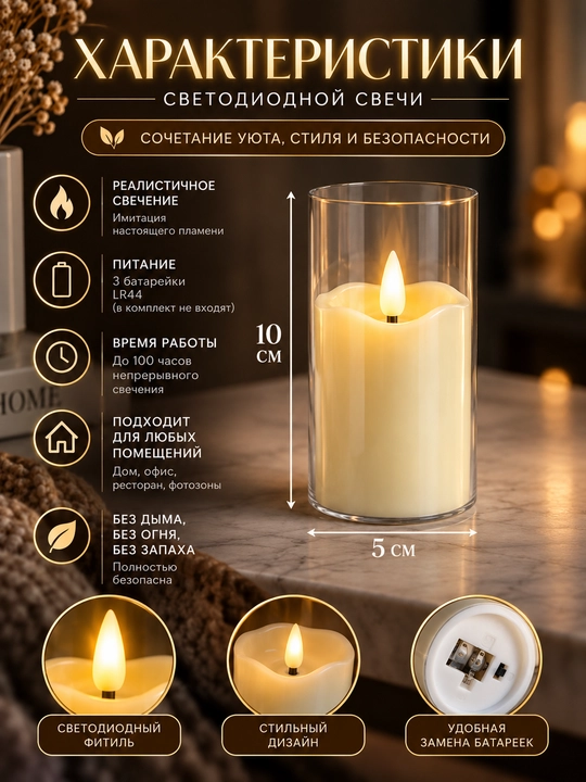 Diodli shamlar, dekorativ shamlar, olovsiz shamlar svetodiod bilan,led diod,led shamlar