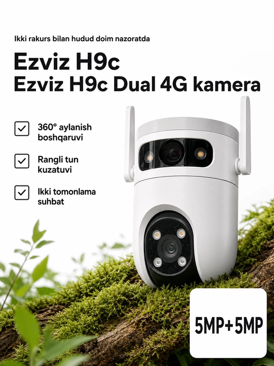 Ezviz H9c 4G (5MP+5MP) - 