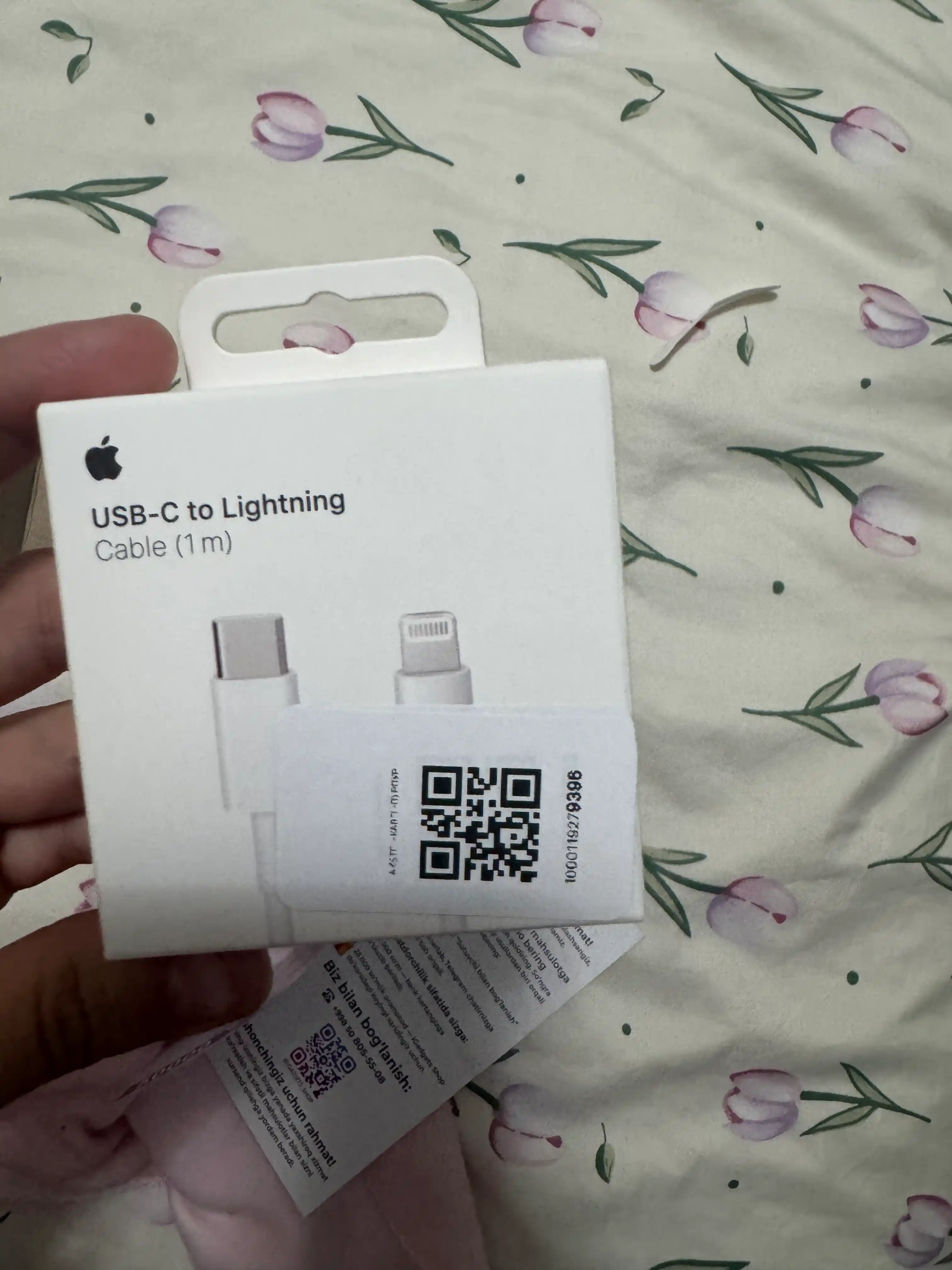 Apple USB-C- Type-C / Lightning kabeli 60W / 240W, 1 m / 2 m, iPhone, iPad, MacBook, uchun