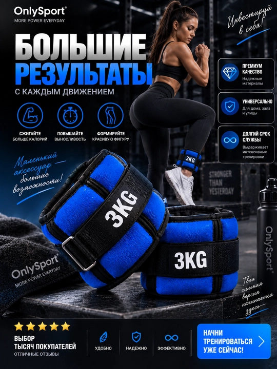 Утяжелители для рук, утяжелители для ног, спортивные утяжелители, неопреновые утяжелители