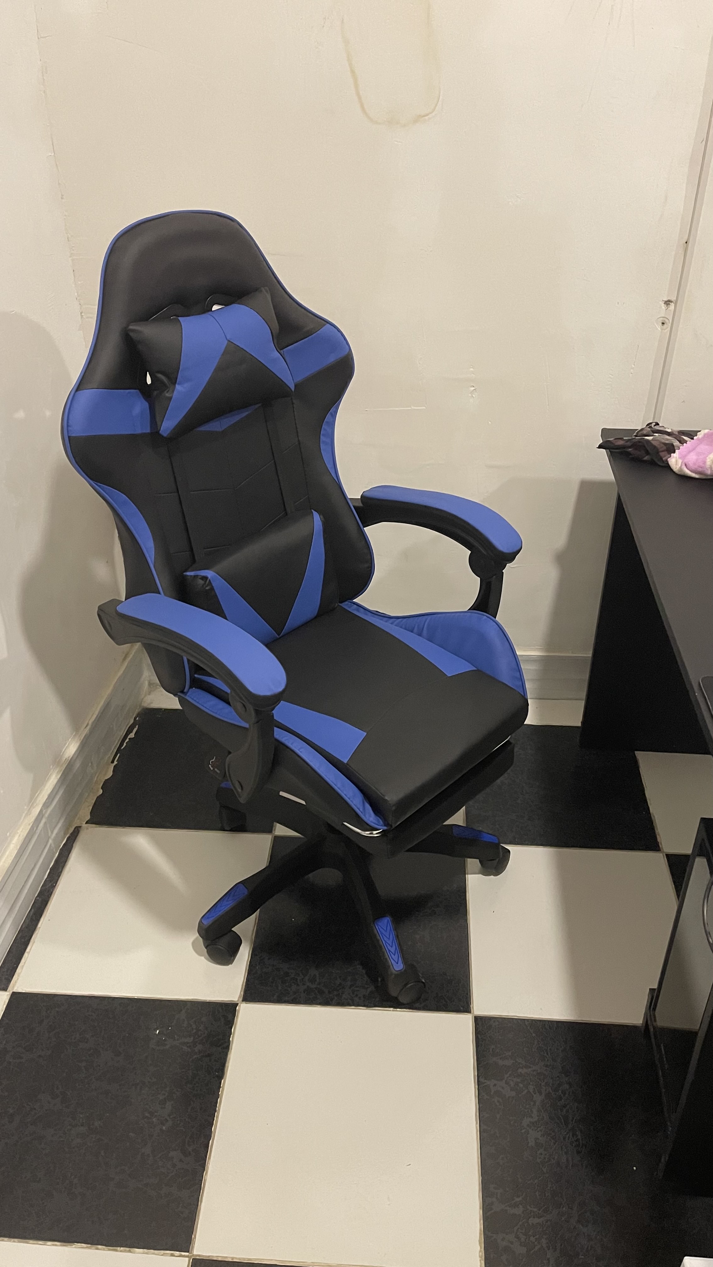 Gaming kreslo TOJIRBEK, kompyuter va ofis uchun, oyoq qo'ygichli o'rindiq