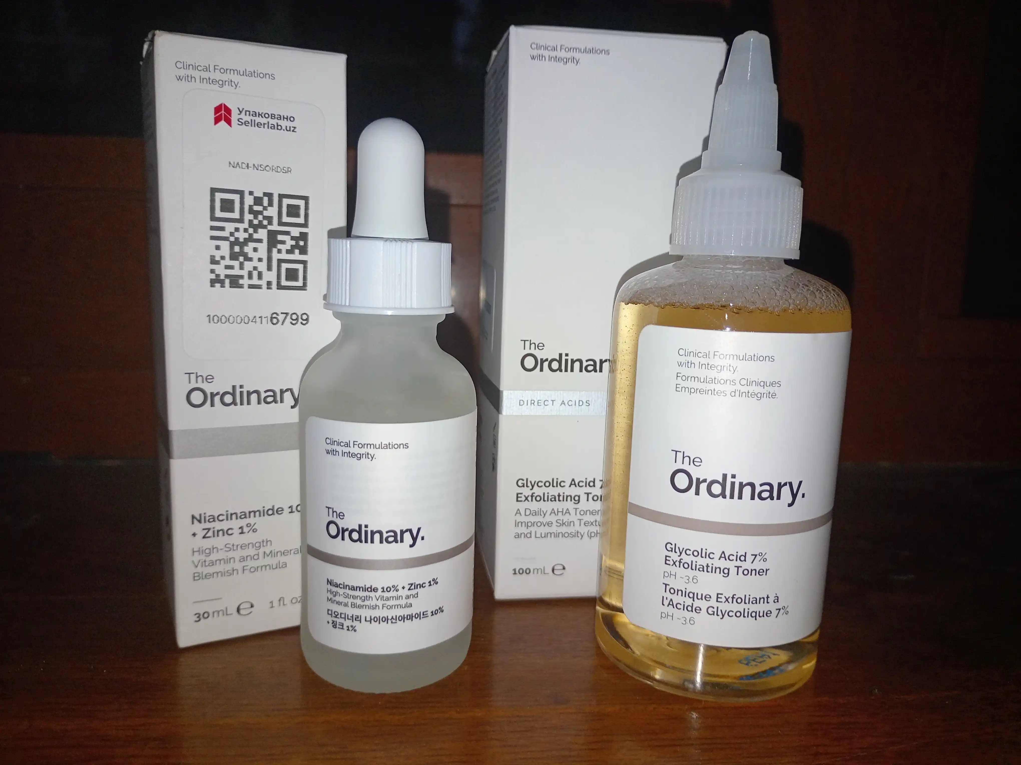 Сыворотка для лица The Ordinary Niacinamide 10% + Zinc 1%, 30 мл