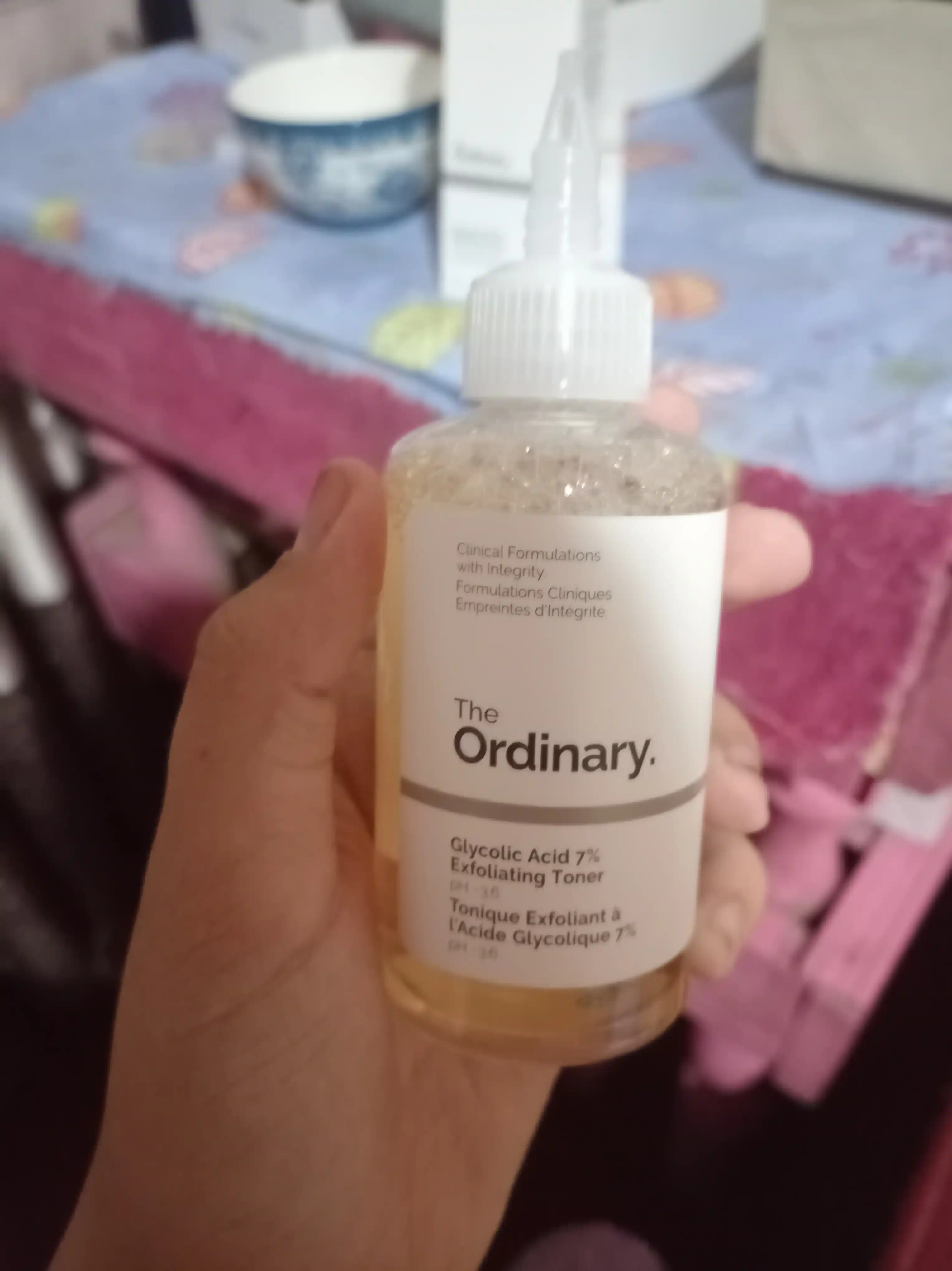 The Ordinary Glycolic Acid 7% Exfoliating Toner – glikol kislotali tonik, 100 ml