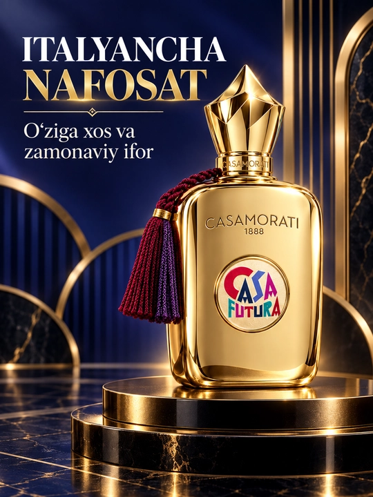 Casamorati Casa Futura Eau de Parfum,унисекс, древесно-ароматическая экспрессия, 100 мл