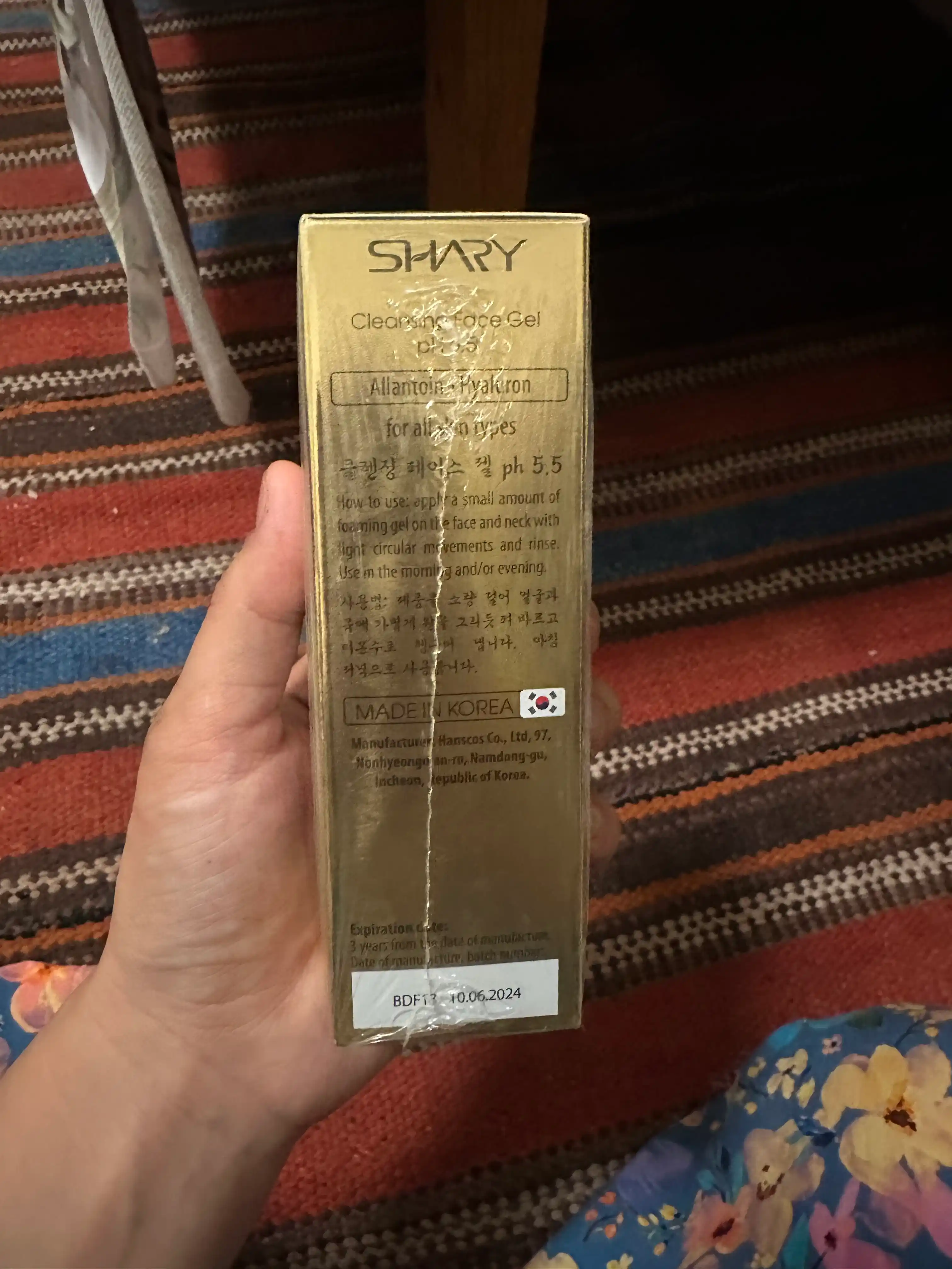 Гель пенка для умывания Shary, корейская косметика, для всех типов кожи