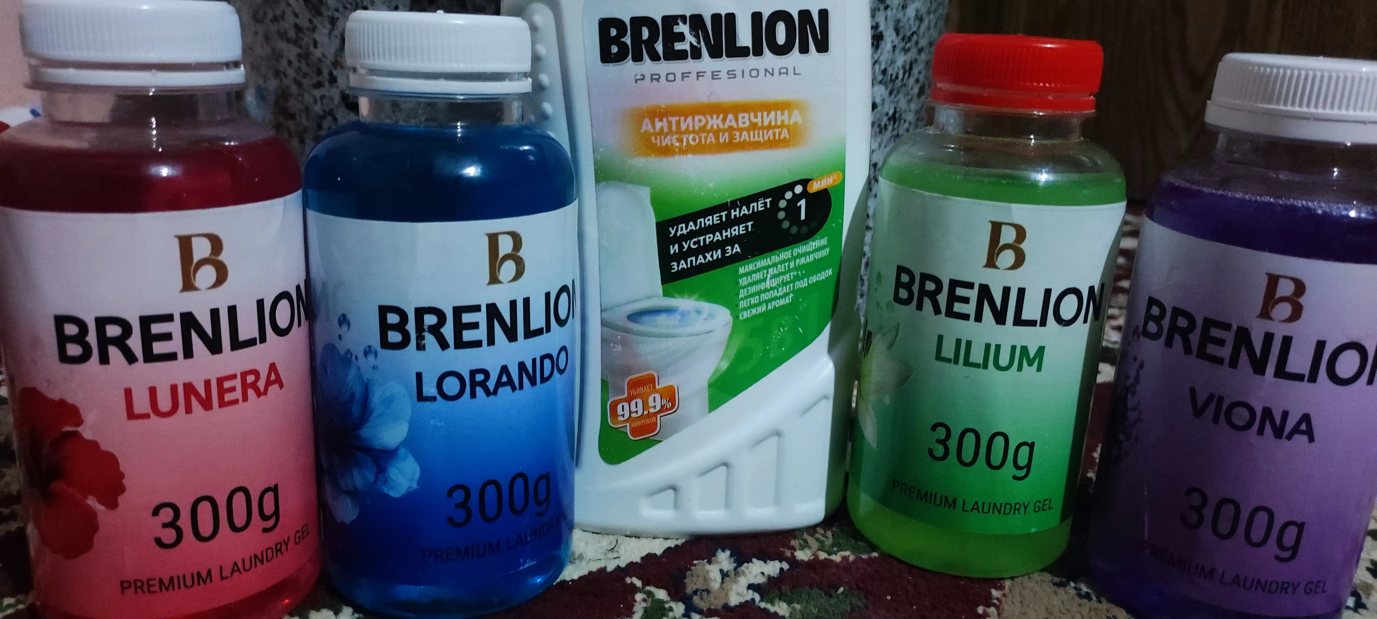 Чистящее средство для ванной и унитаза Brenlion 5в1 от ржавчины, бактерий и налета