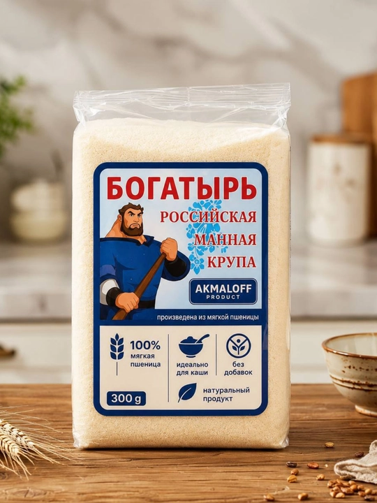 Манная крупа Богатырь 300 г
