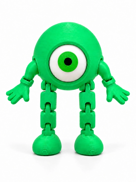 Monster Mr. One Eyed - монстр с многоцветными глазами
