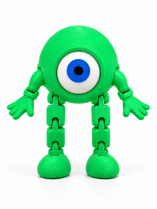 Monster Mr. One Eyed - монстр с многоцветными глазами