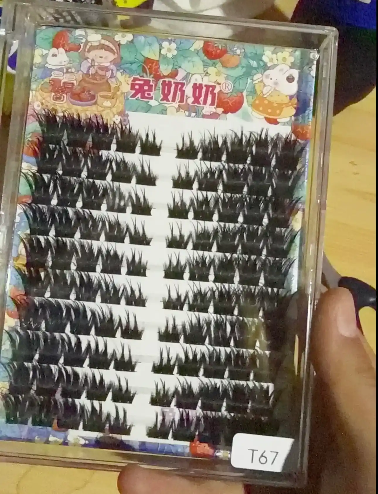 3D sun'iy kipriklar, ko'p qatlamli, anime uslubidagi kipriklar