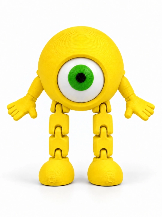Monster Mr. One Eyed - монстр с многоцветными глазами
