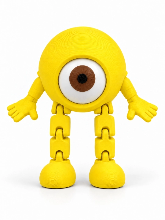 Monster Mr. One Eyed - монстр с многоцветными глазами
