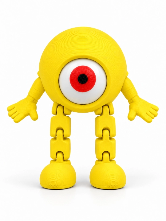 Monster Mr. One Eyed - монстр с многоцветными глазами