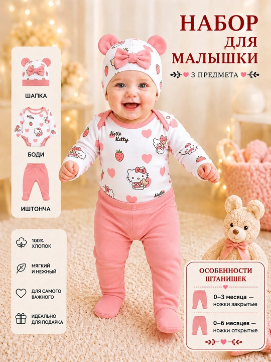 Yangi tug‘ilganchaqaloqlar uchun kiyim, 0-6 oylik chaqaloqlar uchun xb kiyim, ishton, bodiy - 