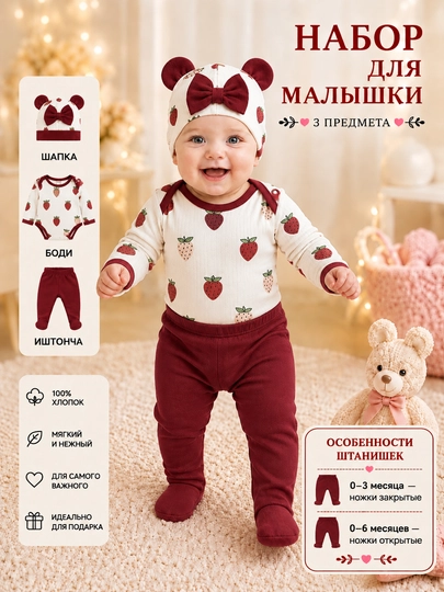 Yangi tug‘ilganchaqaloqlar uchun kiyim, 0-6 oylik chaqaloqlar uchun xb kiyim, ishton, bodiy - 