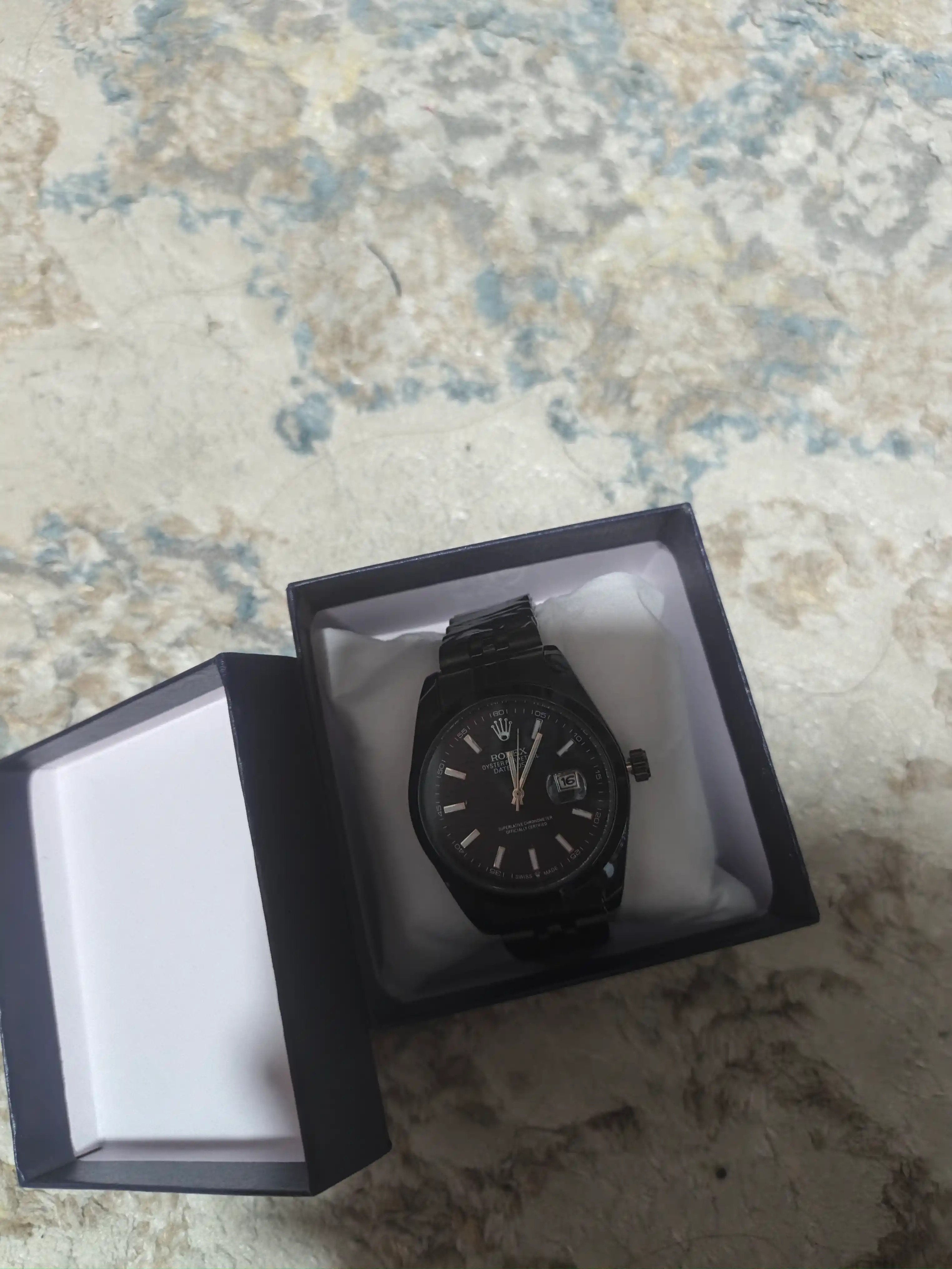 Klassik erkaklar qo‘l soati, kvars mexanizmli, qutisida, Rolex Classic