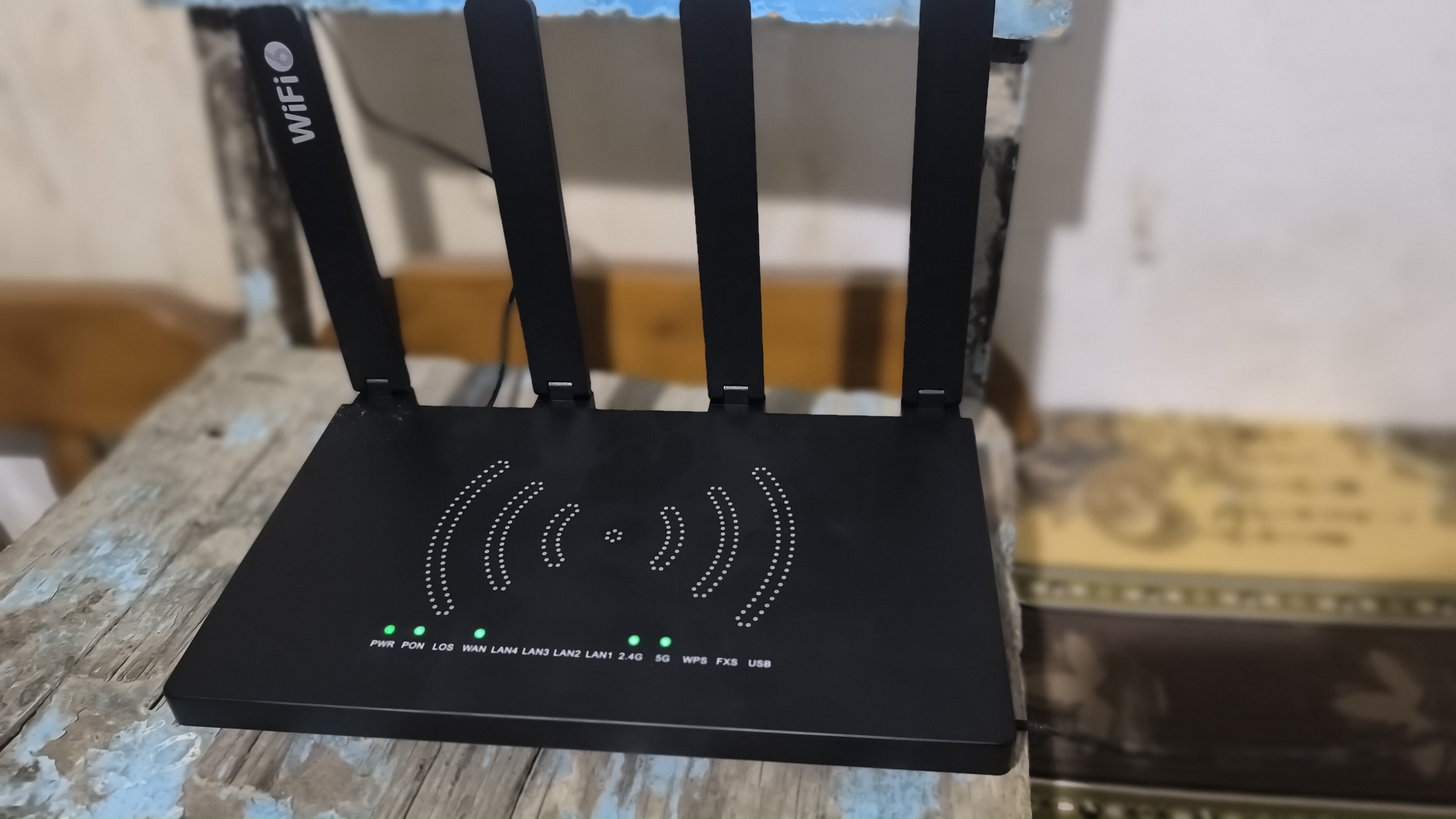 AX3000 XPON WAN va GPON router Uztelecomga mos