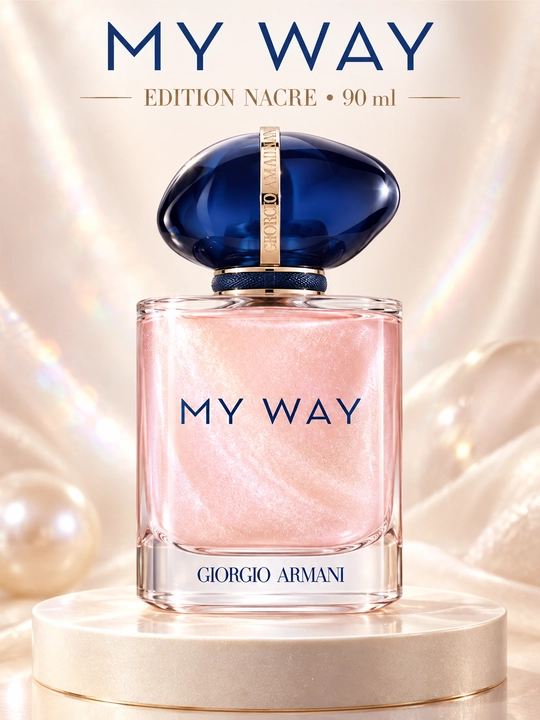 Парфюм вода Giorgio Armani My Way Edition Nacre,жемчужно-цветочный ароматдляженщин, 90 мл - 