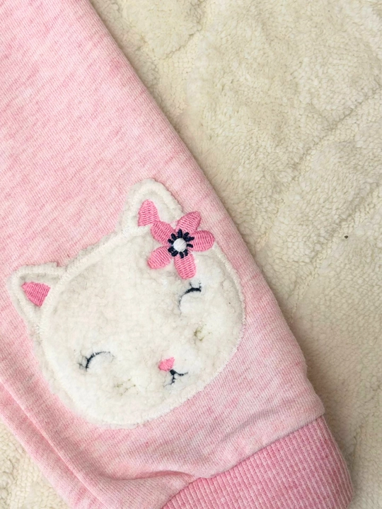 Комплект одежды для девочек Carter's "Кошечка", свитшот и штаны (костюм двойка)