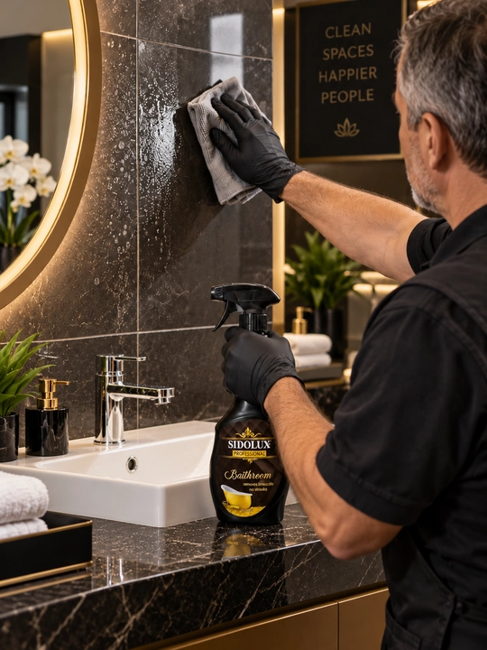 Sidolux Professional Bathroom средство для ванной от налёта и разводов, спрей 500 мл