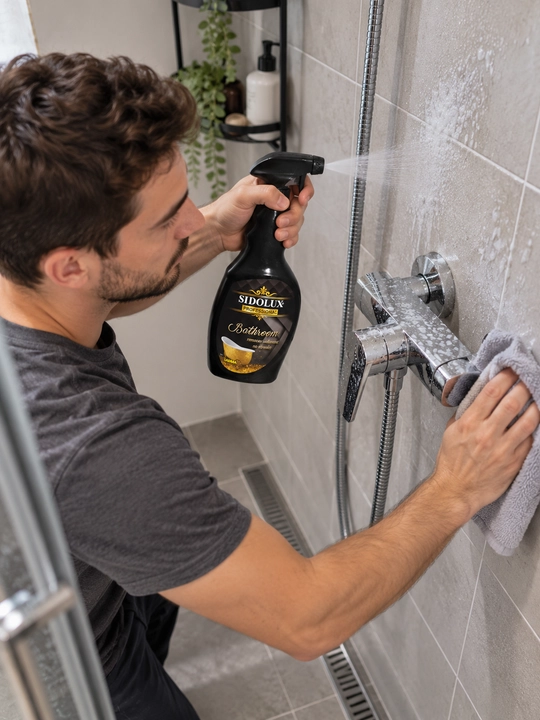 Sidolux Professional Bathroom средство для ванной от налёта и разводов, спрей 500 мл