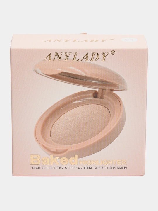 AnyLady Pure Glow pishirilgan haylayteri, yaltiroq pardoz uchun mukammal yorug‘lik