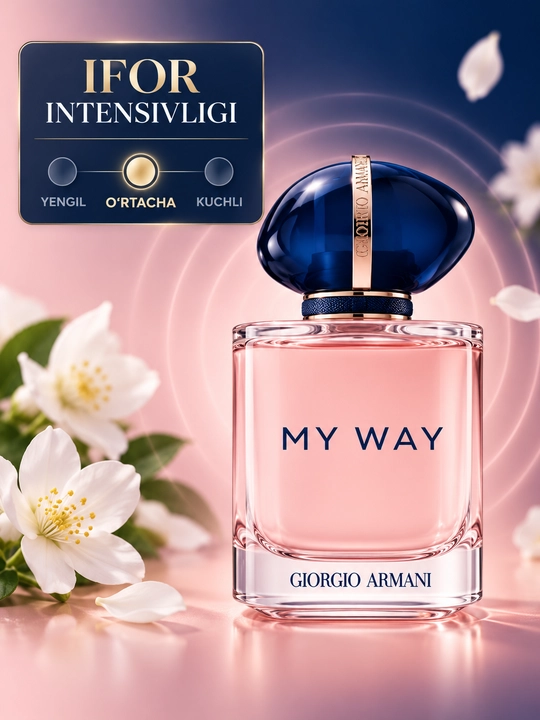 Giorgio Armani My Way Eau de Parfum, цветочный парфюм для женщин, 90 мл