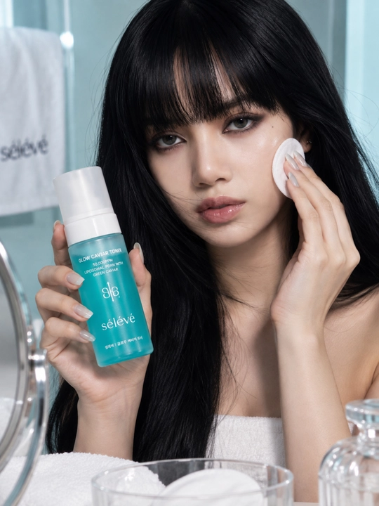 Sélevé Glow Caviar Toner yuz terisini namlantiruvchi va yorqinlashtiruvchi ikra ekstrakti