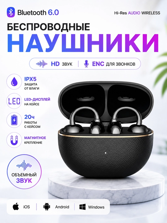 Simsiz Bluetooth quloqchinlar, TWS sensorli naushnik, iPhone va Android uchun mos