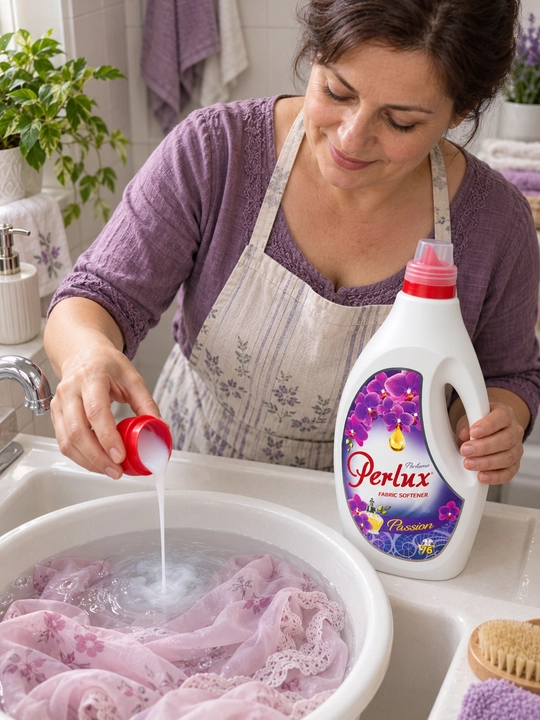 Perlux Passion parfyumli kir yumshatgich konsentrati, 1,9 l, 76 ta yuvish