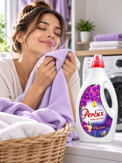 Perlux Passion parfyumli kir yumshatgich konsentrati, 1,9 l, 76 ta yuvish