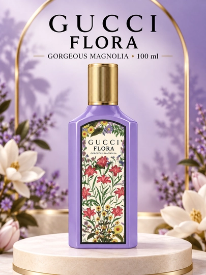 Gucci Flora Gorgeous Magnolia парфюмированная вода для женщин, 100 мл - 