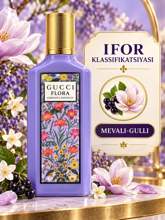 Gucci Flora Gorgeous Magnolia парфюмированная вода для женщин, 100 мл
