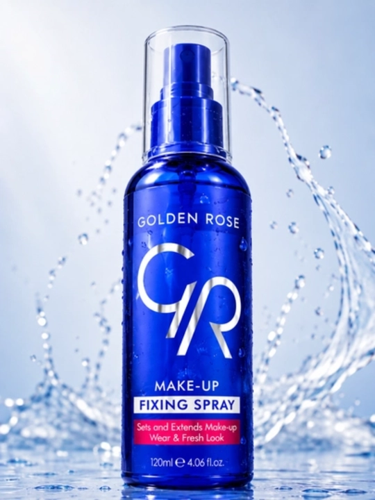 Golden rose Makiyajni mustahkamlash uchun MAKE-UP FIXING SPRAY spreyi, 120 ml - 