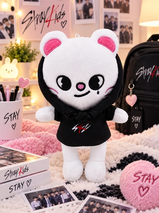 Yumshoq o'yinchoqlar K-Pop Stray Kids Skzoo, 20 dan ortiq turlari - 