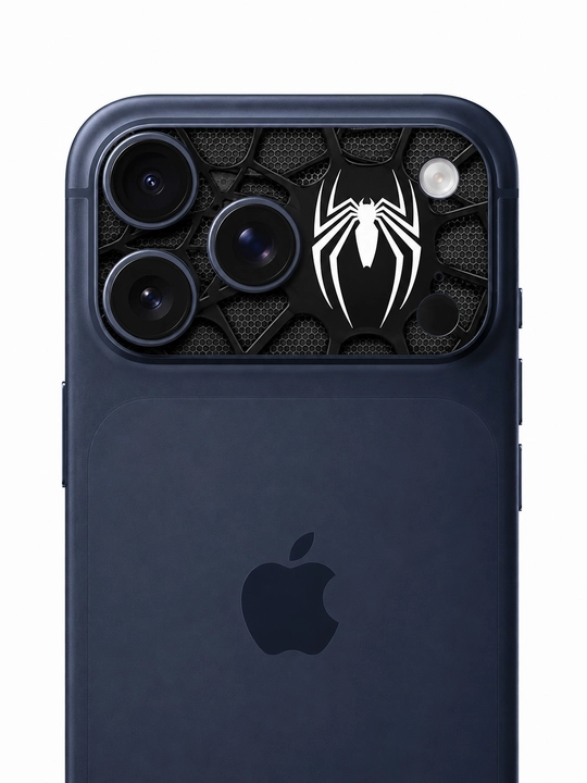 IPhone 17 Pro / 17 Pro Max uchun dekorativ kamera stikeri, kamera blokiga vinil nakleyka