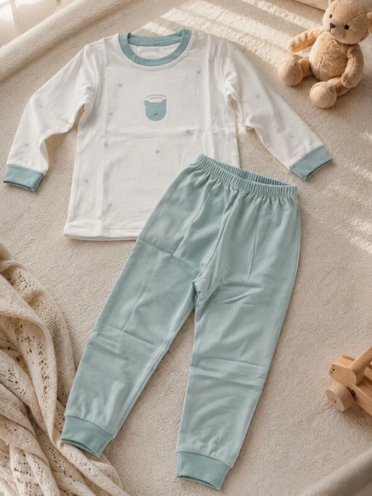 Qizlarga pijama, o'g'il bollarga pijama, kuzgi, qishki bolalar pijamasi, 3-5 yoshga - 