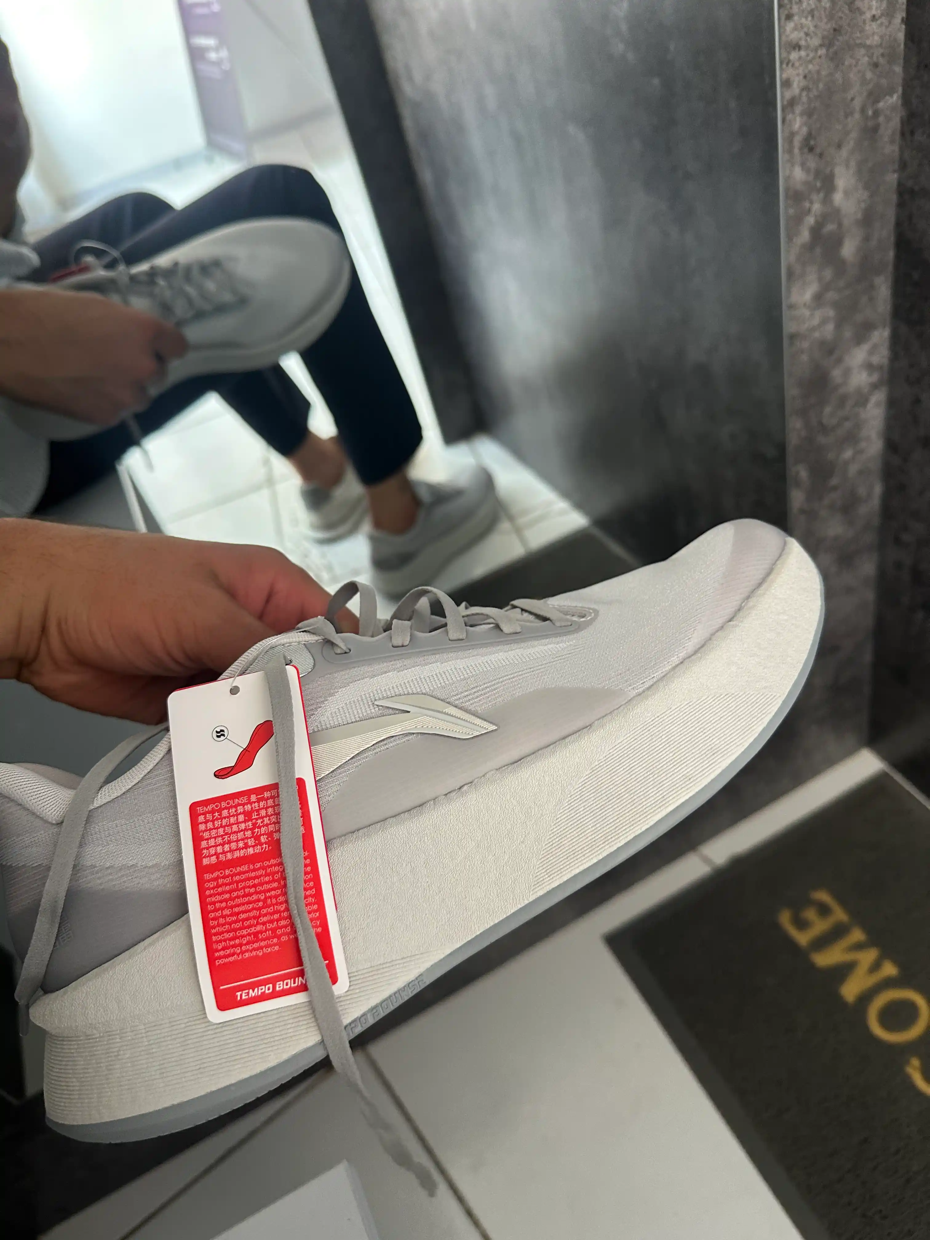 Li-Ning ARBW007 erkaklar yugurish krossovkalari, BOOM amortizatsiya, yengil va qulay
